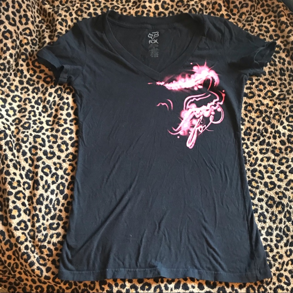 Fox black and pink shirt